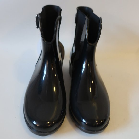 NWOB WOMENS DAV CHICAGO SOLID BLACK WEATHERPROOF BOOTIES 9 * - Picture 2 of 10